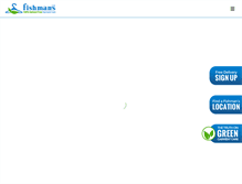 Tablet Screenshot of fishmans.ca